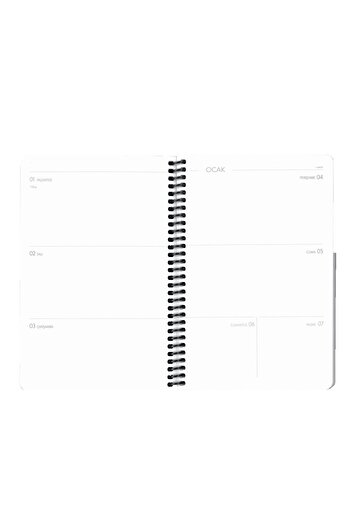 KESKİN COLOR Feeling Things 2024 Weekly Agenda with Sticker 13cmx19,5cm
