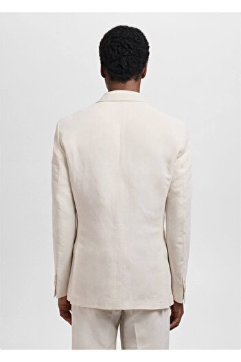 MANGO Man Lyocell keten slim fit blazer ceket