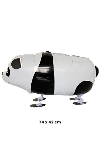 Flippy Metalized Foil Balloon, Flippy, Animated Character, Panda Model, 74x42 cm