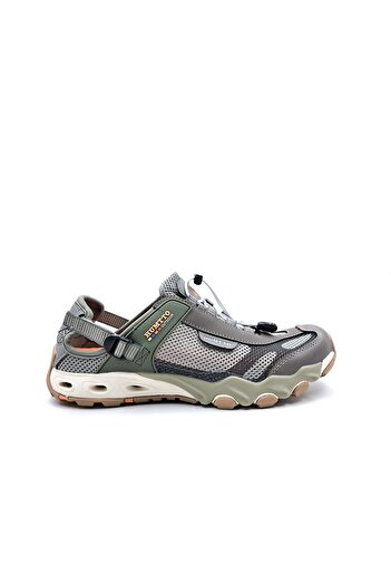 HUMTTO Erkek Trekking Outdoor Aqua Vizon Haki Spor Sandalet Ayakkabı