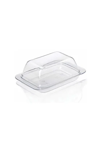 Melkan Home Transparent Butter Bowl with Lid - Practical Storage Container for Refrigerator and Kitchen - Butter Storage Container