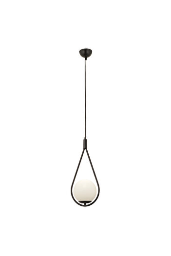Apliqa Chandelier HubRom, MIRZA 3539-01-BL 20x100 cm 1xE27-60W Black