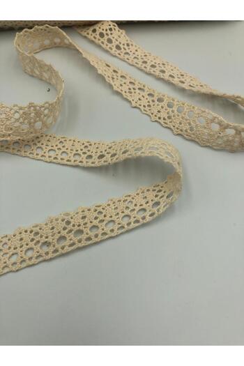 DUCK HOBY 5 Meters Cotton Lace Ribbon 1.7 cm Kopanaki Guipure