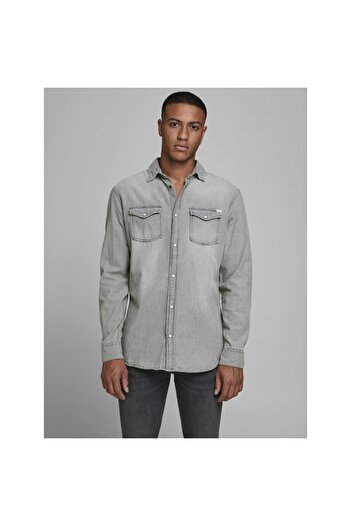 Jack & Jones Jack&jones Чоловіча джинсова сорочка 12138115