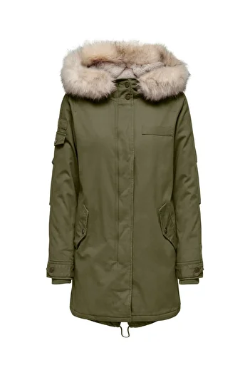 ONLY Midi Hooded Winter Women's Coat - Warm and Stylish