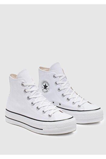 Converse Chuck Taylor All Star Platform Canvas Bílé Dámské Tenisky 560846C
