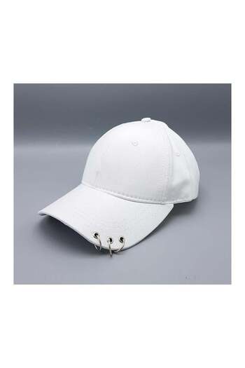 Köstebek White Piercing Hat - 3 Rings
