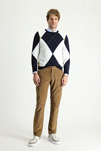 Kiğılı Βελούδινο παντελόνι Lycra Slim Fit