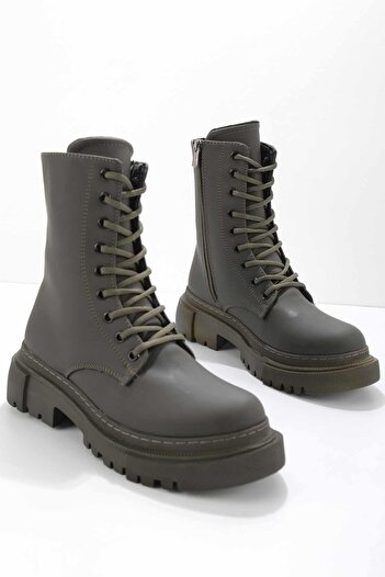 Bambi Matte Khaki Women's Boots & Booties02823110409