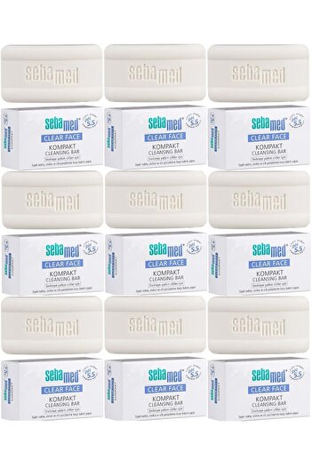 Sebamed Clear Face Compact Facial Cleansing Bar Soap for Acne-Prone Skin 100Gr (Set of 9)