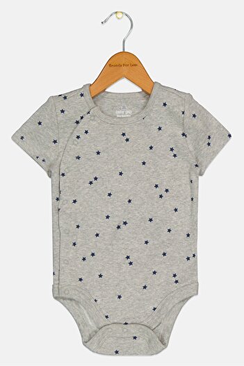 GAP Toddlers Boy Allover Print Short Sleeves Bodysuit, Multicolor