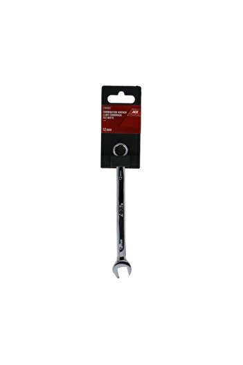 Generic ACE High Quality Sturdy Handle Rust Resistant Combination Wrench Silver 12mm 1471