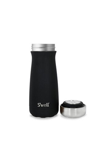 Generic erorex BPA-Free Vacuum Insulated Traveler Water Bottle Black and Silver 470ml 10316-B17-00401EU