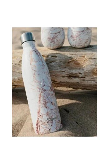 Generic erorex Triple Layered Vaccum Insulated Water Bottle Calacatta Gold 750ml