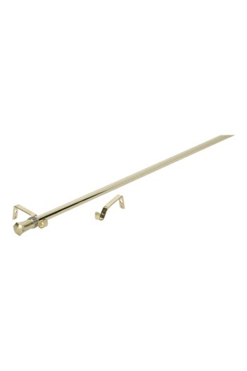 Generic Micasa Jupiter Elegant Design Decorative Brass Curtain Rod Gold 120-210cm