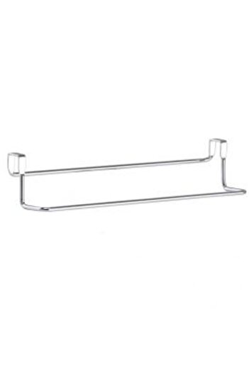 Homelux Metallic towel holder, silver