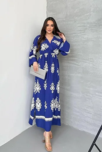 DPARİS Rochie cu model etnic