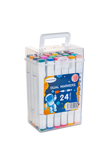 Eazy Kids 24 pcs Dual Markers Set