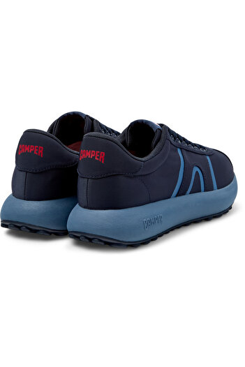 CAMPER Erkek Mavi Bağcıklı Spor Ayakkabı Yumuşak Eva Taban Konforlu Yüksek Günlük Sneaker Pelotas Athens