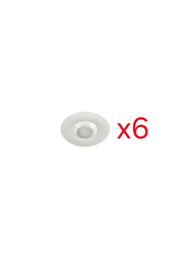 Porland Minez White Tea Plate Set of 6