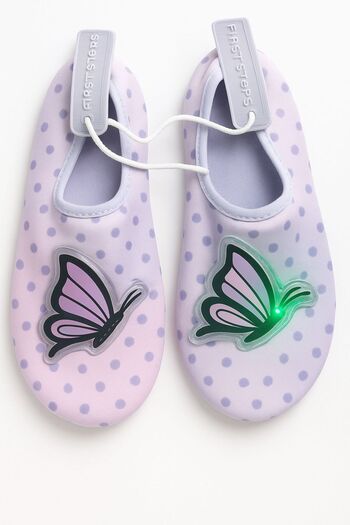 Peluche Girl's Lighted Sea, Pool Shoes with Non-Slip Soles