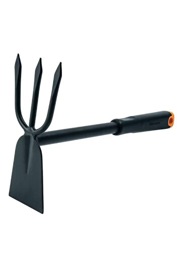 FiSKARS Lightweight Soft Grip Handle Cultivator Hoe 7.25 x 12 Inch