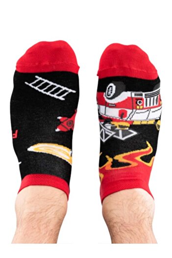 Todo Socks In Flames cotton short socks