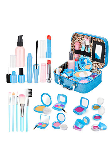 Choice5 23PCS Kids Toys Simulation Cosmetics Set Pretend Makeup Toys Girls Play House Simulation Make up Edu