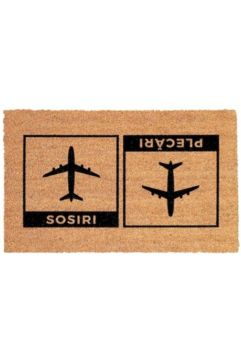 OEM Personalized Entrance Mat with Airplanes - Departures, Arrivals, 40x60 cm