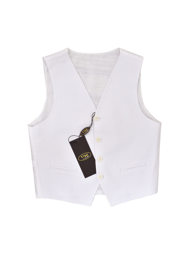 Tiga Kids Dark White Single Vest