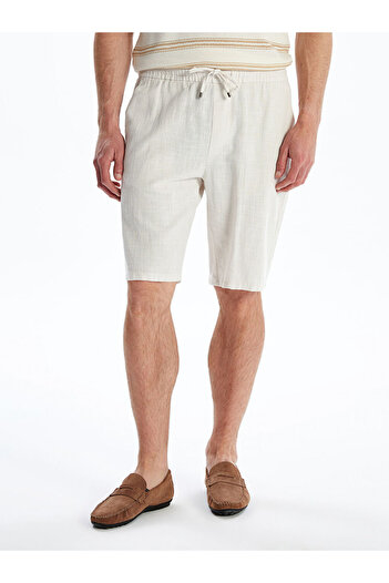LC Waikiki Quality Parts from Çelebi Store |   Standard Fit 100% Linen Men's Shorts