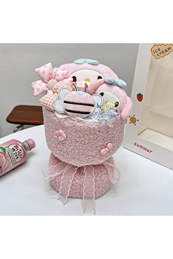Choice4 9 Sanrio Hello Kitty Bouquet Cute Cartoon Plush Doll Flower Cinnamoroll Kuromi My Melody Toys Flowe.