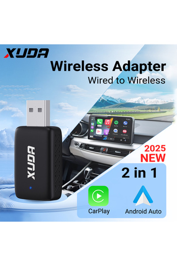 Choice carplay and auto Box XUDA New Mini 2in1 Wireless Carplay Adapter And Android Auto Wireless Adapter