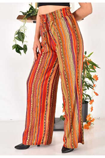 BEYAZTOPTAN 100% Stylish Women's Patterned Woven Single Bottom