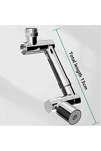 BOEM Rotary Faucet Extension/Bathroom Faucet Adapter, Two Shower and Bubble Modes, Universal, ABS