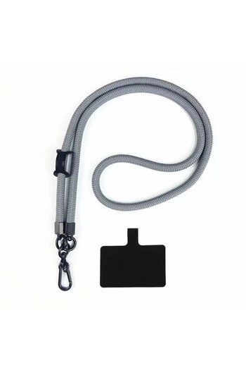 Choice1 gray Mobile Phone Lanyard Crossbody Neck Carrying Outdoor Sturdy And Durable 8mm Thick Anti-lost Lan