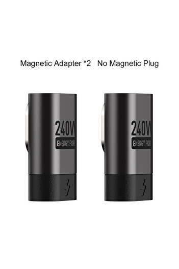 Choice 90D Adapter x 2 240W Magnetic Right Angle USB C Male to USB C Female Adapter 90 Degree PD3.0 Fast Ch