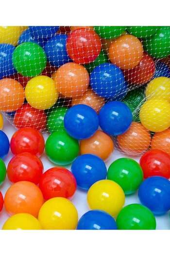 huitich 50 Pcs Soft Ocean Pit Toy Balls Play Set Multicolored For Age Group 1+ Years
