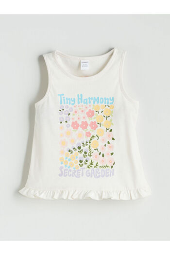 LC Waikiki Create Your Style with Uzg Store |   Crew Neck Floral Girl's Tank Top 2-Pack