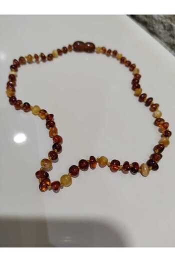 Store 1 Baby Amber Necklace 100% Certified Teething Necklace (30-33 cm)