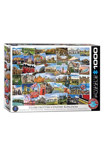 Eurographics Puzzle - Globetrotter United Kingdom, 1000 piese