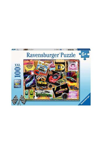 RAVENSBURGER Puzzle - Racing Cars, 100 pieces XXL