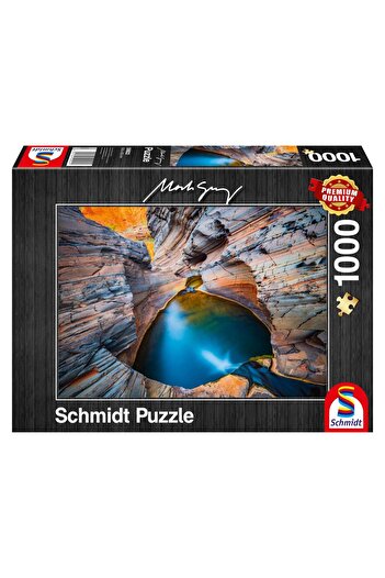 Schmidt Puzzle - Mark Gray: Indigo, 1000 pieces