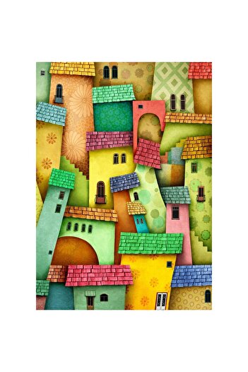 Enjoy Puzzle 1000 piese - Joyful Houses