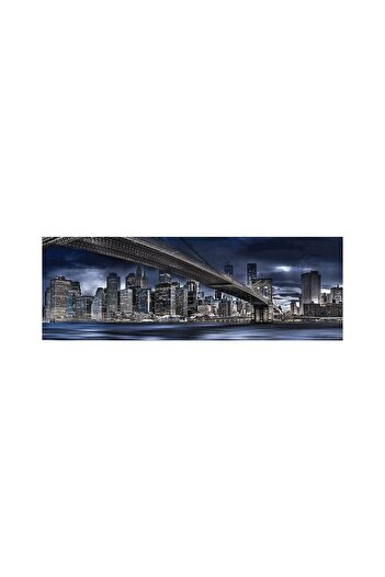 Schmidt Puzzle panoramic - Manfred Voss: New York, Dark Night, 1000 piese