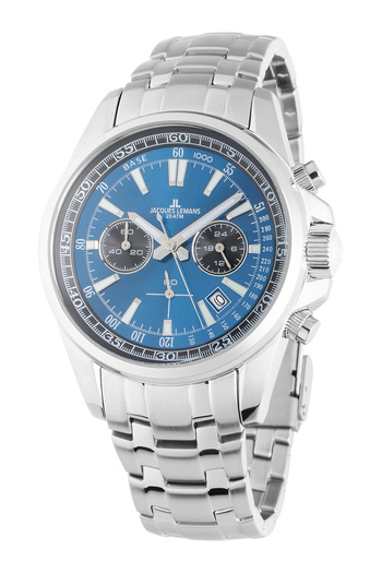Jacques Lemans Ανδρικό Ρολόι 1-2117zc, Quartz, 44mm, 20atm
