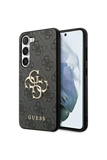 Guess PU Case 4G Metal Logo Samsung Galaxy A35 5G Gray