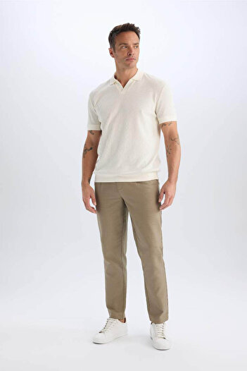 DeFacto Beige Men's Trousers D4251Ax/Bg755