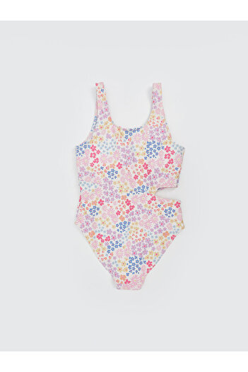 LC Waikiki Girls' Swimsuit with Quick Dry Uv Protection