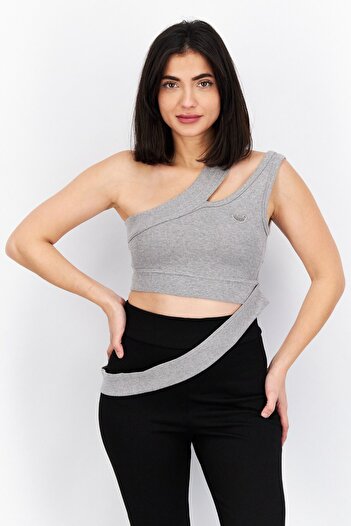 adidas Women Sport Fit Sleeveless Outdoor Top, Grey